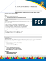 Útiles 1° Medio 2023