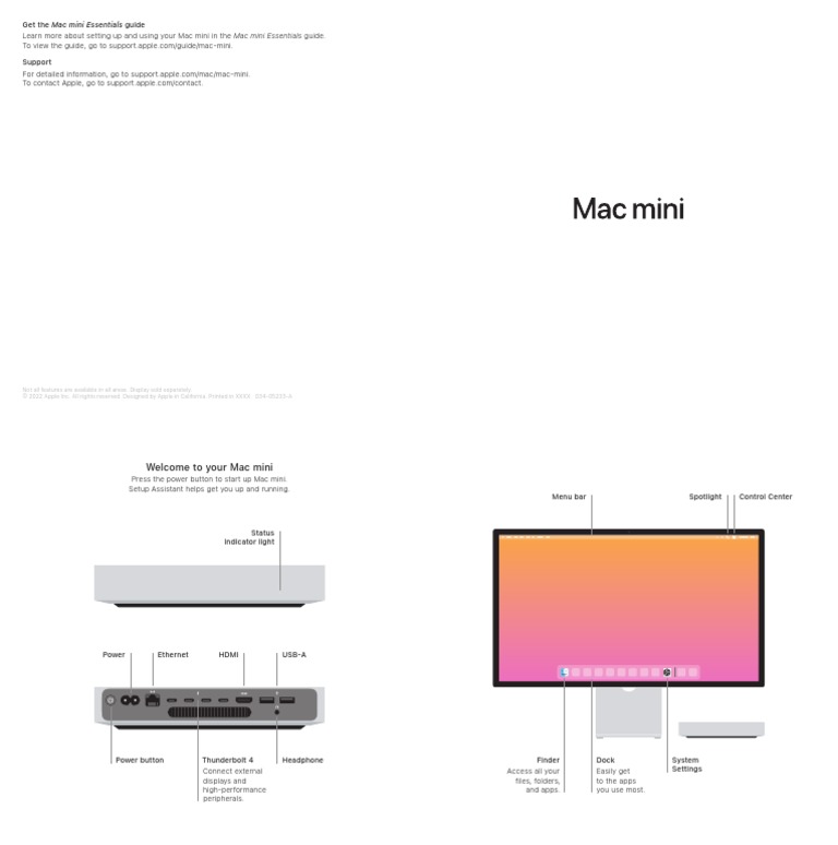 Mac Mini 2023 | PDF | Computers | Technology & Engineering