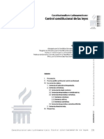 Control Constitucional de La Leyes - César Landa PDF