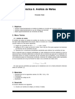 Práctica 6. Anáilsis de Mallas PDF