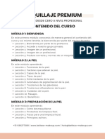 Temario Del Curso Maquillaje Premium PDF
