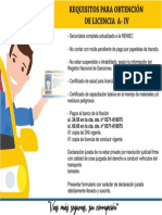 Requisitos para Obtencion Licencia A4 PDF