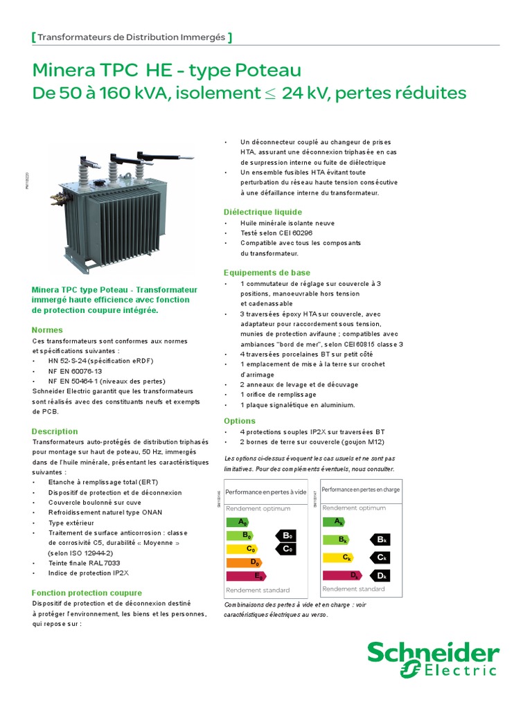 Minera TPC Type Poteau - FR PDF | PDF