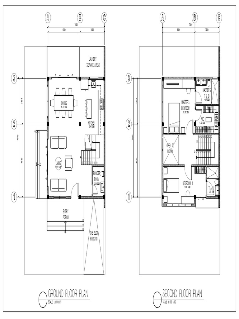 Chua Residence Ground and 2ND Floor Plan PDF | PDF