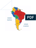Mapa de América Del Sur