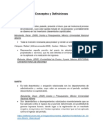 Conceptos y Definiciones COSTOS 1 PDF