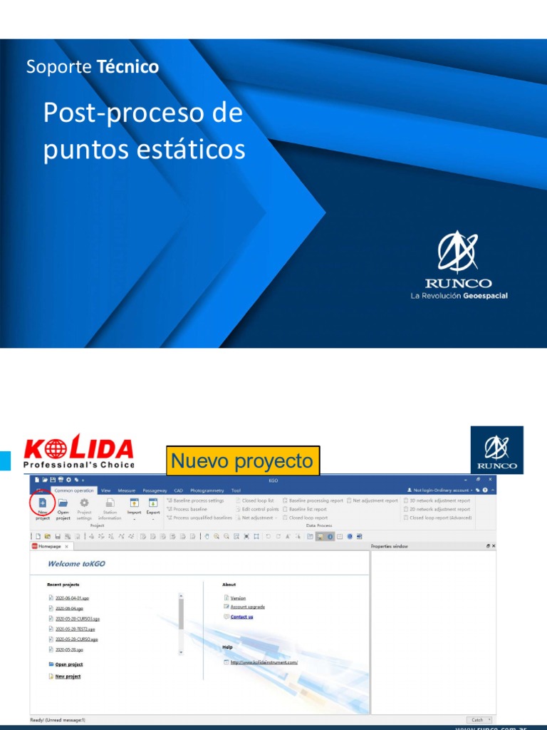 Kgo - Post Proceso de Puntos Estaticos | PDF