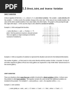 NOTES11 1Direct2CJoint2CandInverseVariation2022-2023 PDF