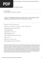 Causa Nº 455 - 2006 (Casación) - Resolución Nº 455-2006 de Corte Suprema Sala Primera (Civil) de 10 de Julio de 2007 PDF