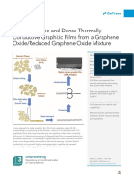 Highly Ordered and Dense Thermally Conductive Graphitic Films From A Graphene Oxidereduced Graphene Oxide Mixture PDF
