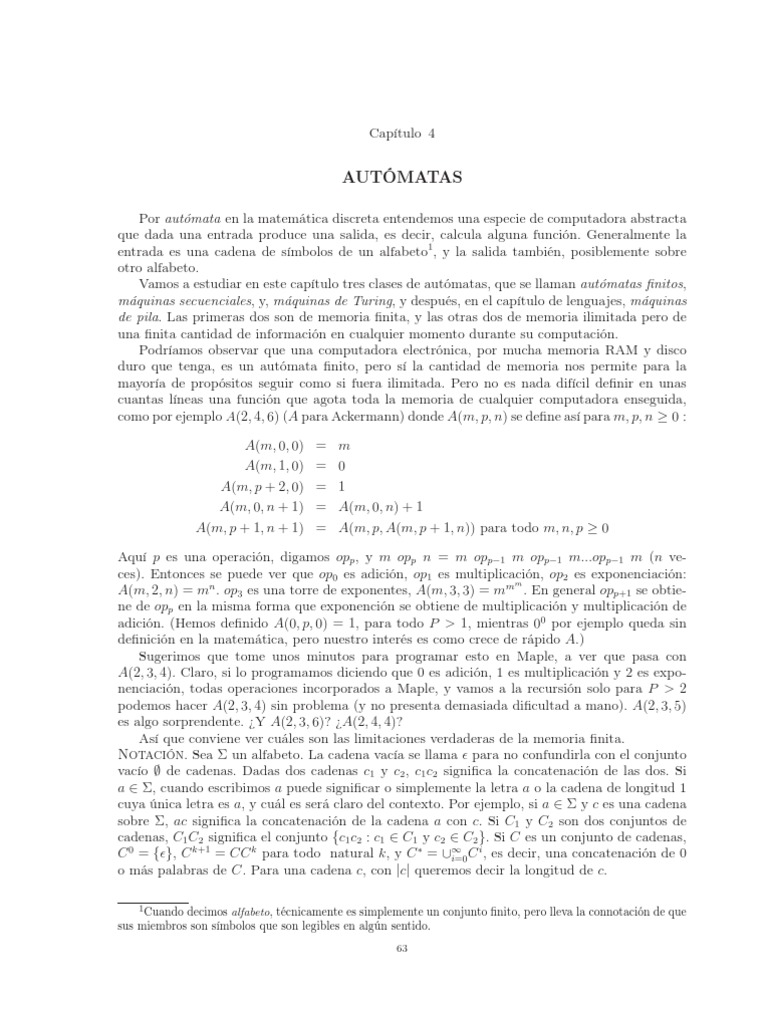 Automata | PDF
