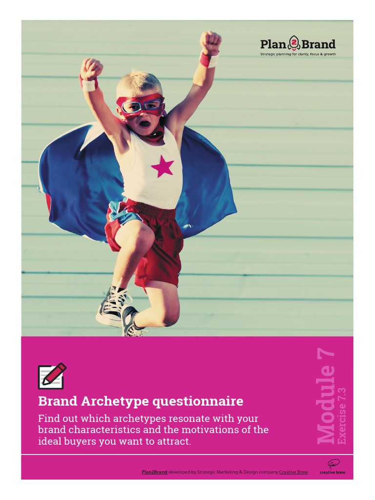 Brand Archetype Questionnaire PDF