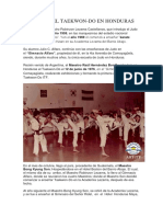 Folleto de Taekwondo Con La Historia de HN Completa PDF