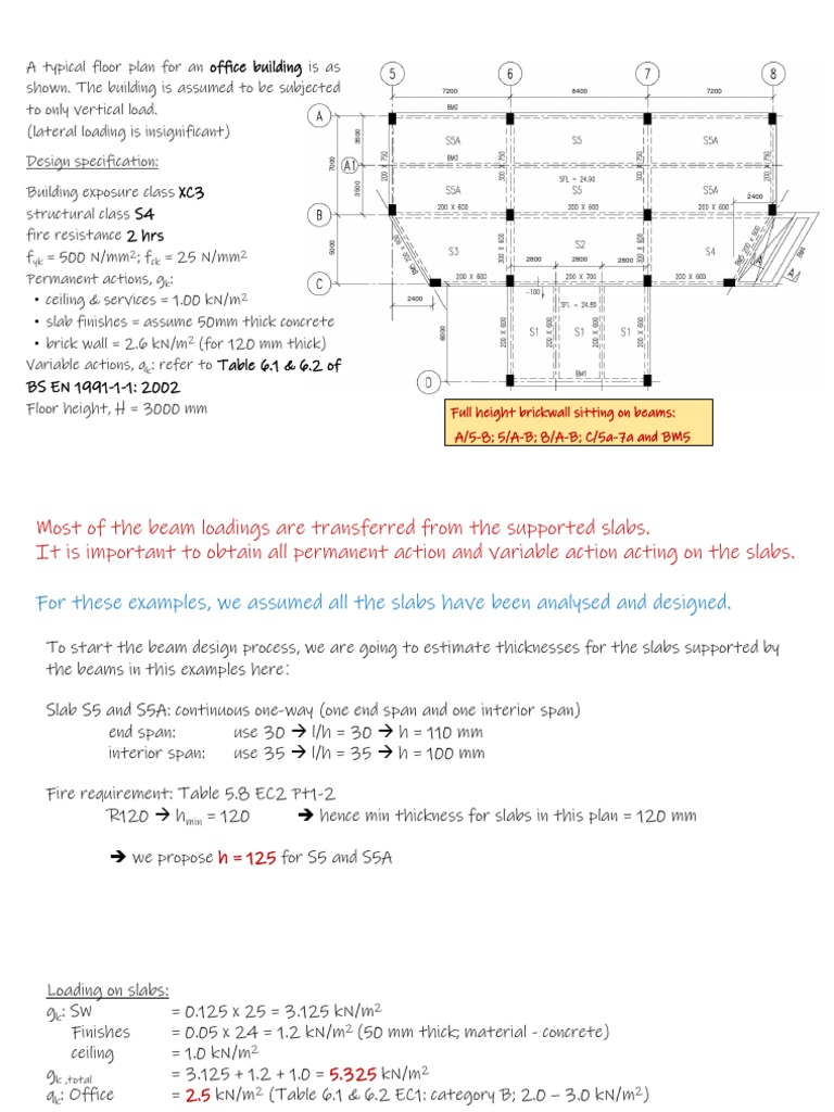 CES522 A 04 - Topic 2b - 2. RC Beam Design - Examples234 PDF | Download ...