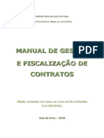 Manual de Gestão e Fiscalização de Contratos da Prefeitura de Juiz de Fora