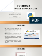 Python 2 - P4 - Module and Package PDF