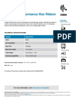 2000 Wax Spec Sheet en Us PDF