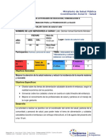 Agosto - Intercambió de Saberes Con Parteras "Alimentación y Cuidados Durante El Embarazo Con Enfoque Cultural".