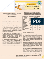 Competitividad Al Dia No. 149 - Mercado Laboral El Panama Correccion PDF