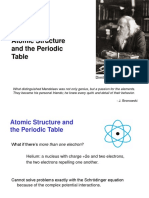 Atomic Structure and the Periodic Table in 40 Characters