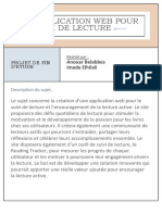 Application Web Pour Suivi de Lecture PDF