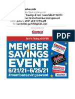 Member Savings Event Deals START NOW! Share Your Finds #Membersavingsevent PDF