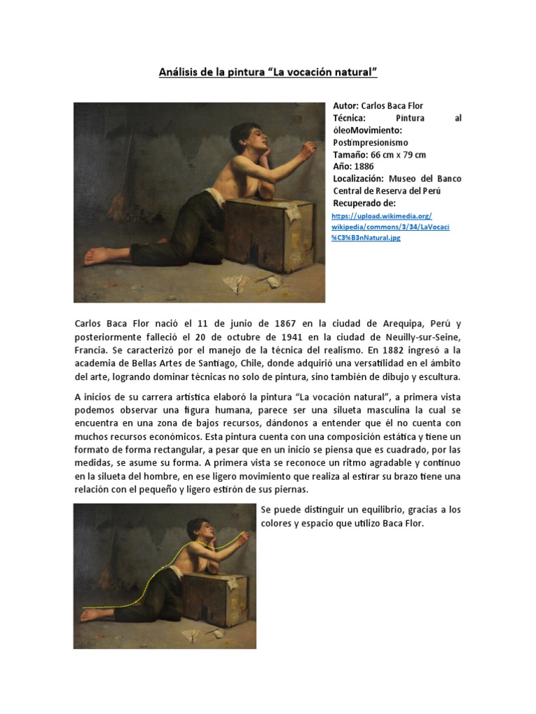 Análisis de La Pintura | PDF | Pinturas | Las artes