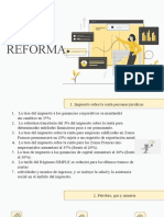 Diapositivas de La Reforma Tributaria