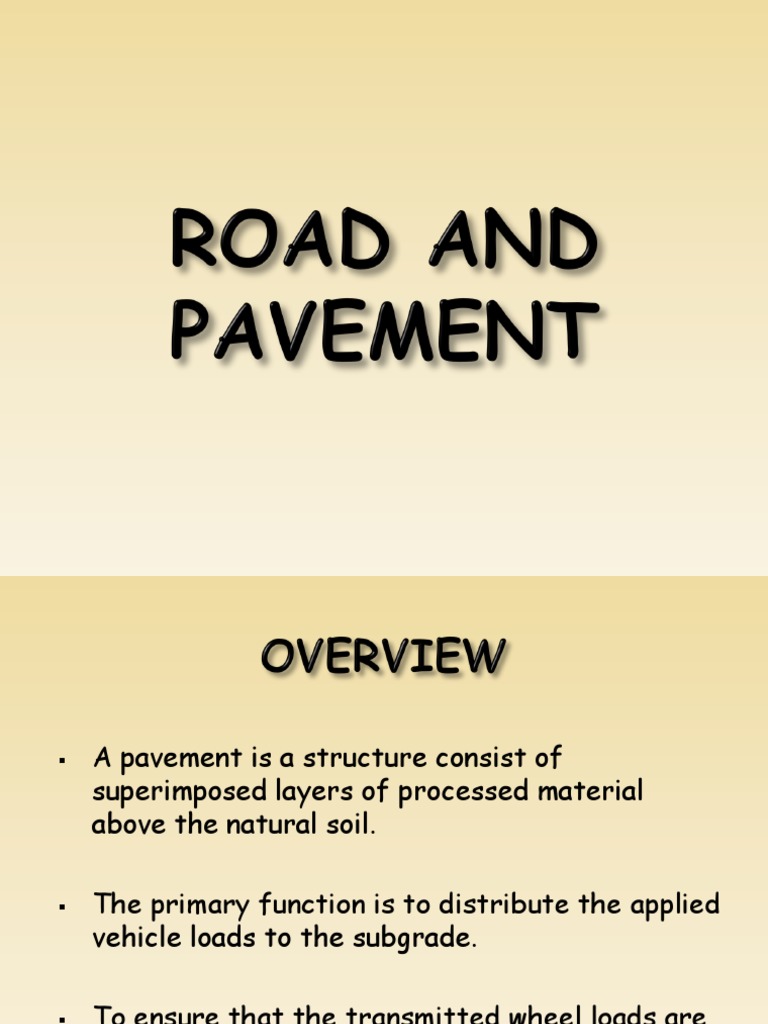 Pavement Construction and Requirements | PDF