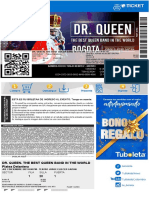 Entrada DR. QUEEN. THE BEST QUEEN BAND IN THE WORLD Sandra Rocio TENJO BENITEZ PDF