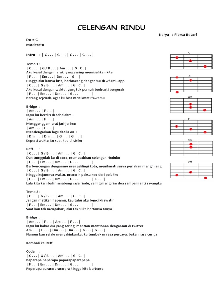 Celengan Rindu Gitar PDF