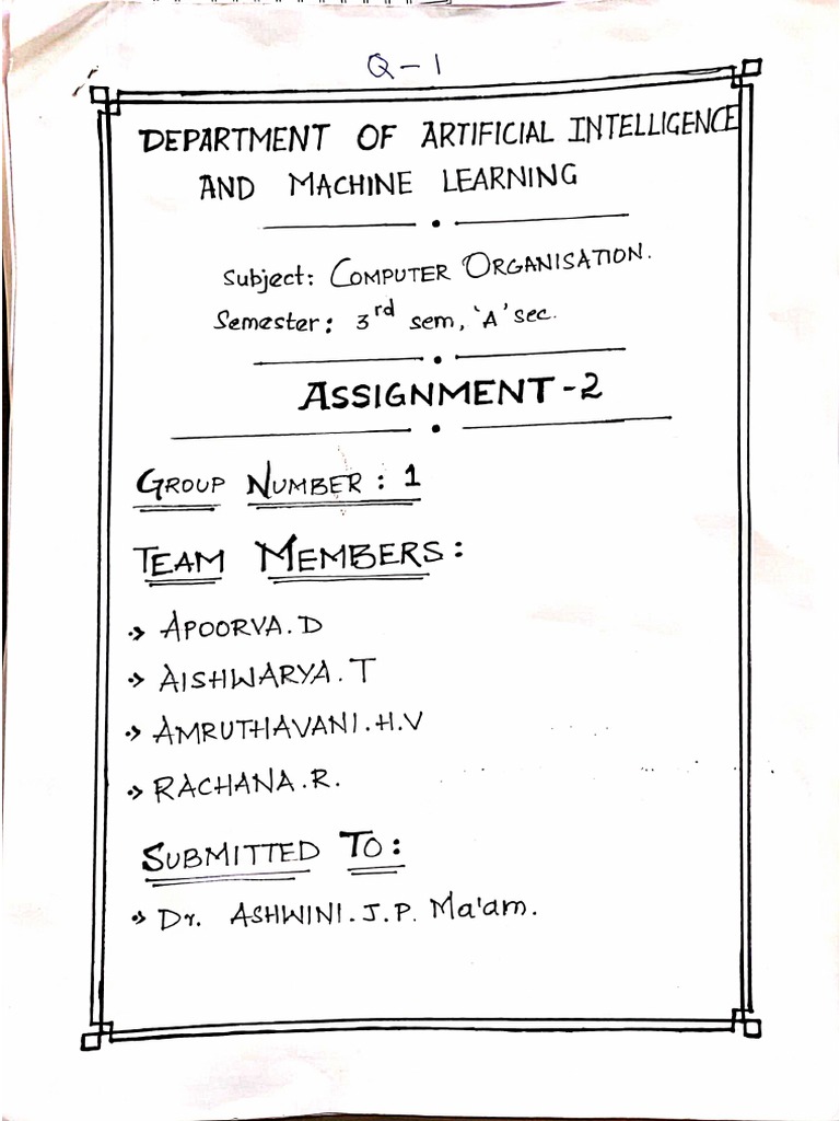 Computer Organisation | PDF