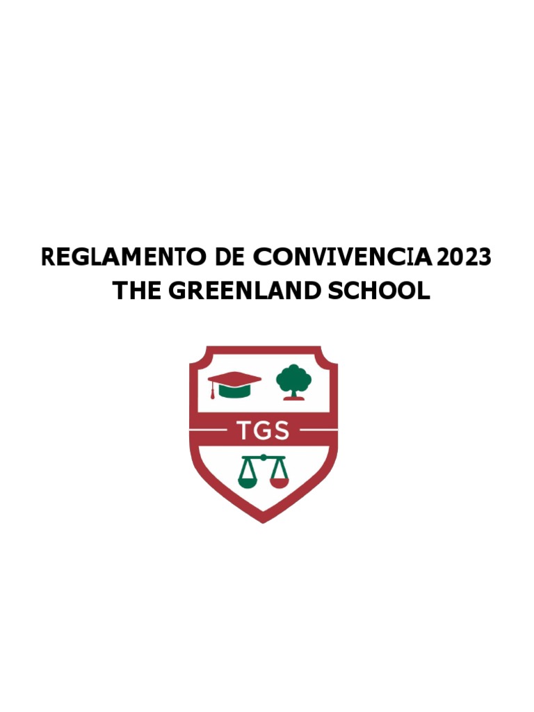 Reglamento de Convivencia Escolar 2023 | PDF