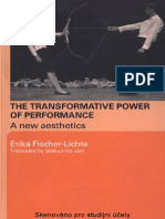 Erika Fischer-Lichte The Transformative Power of Performance A New Aesthetics