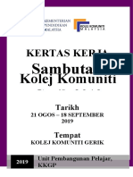 Kertas Kerja - Sambutan Kemerdekaan KKGP 2019