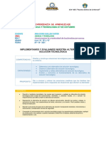 07 OctFinal - Experiencia de Aprendizaje 1ero Secundaria CT PDF