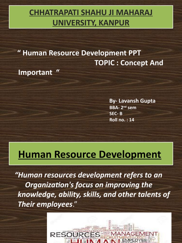 Understanding the Key Concepts and Importance of Human Resource