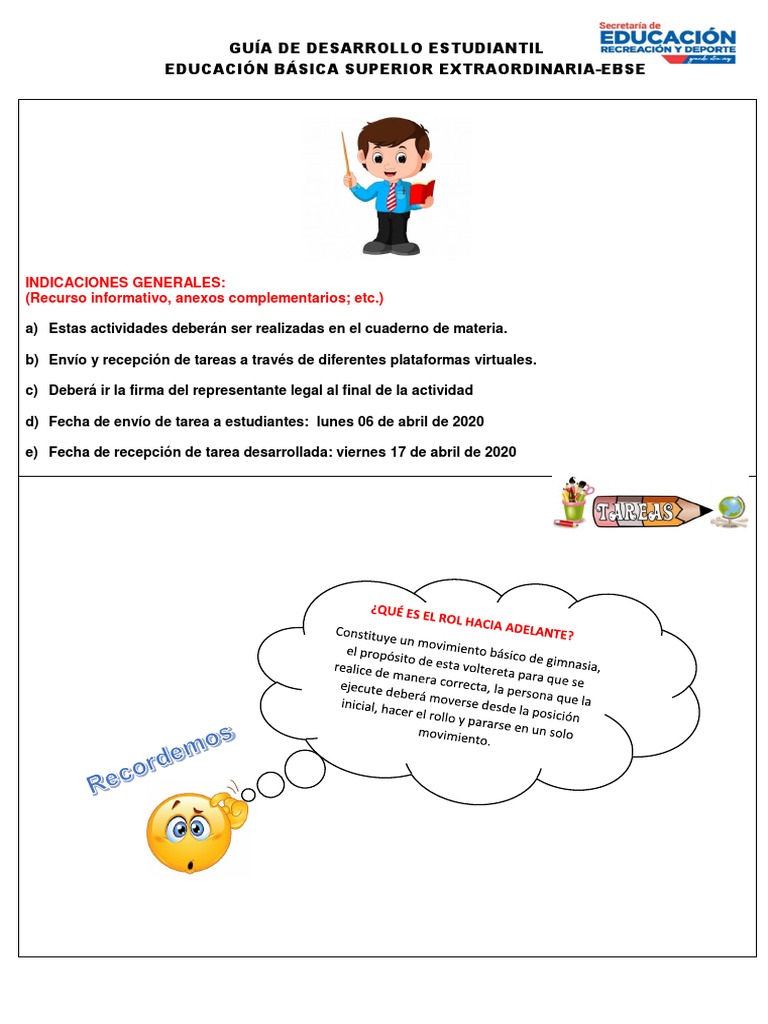 Gua de Educacin Fsica | PDF
