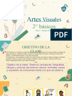 Clase de artes visuales 2° Básicos 1°