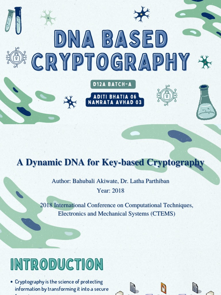 Dynamic DNA Key-Based Cryptography | PDF | Art | Technology & Engineering
