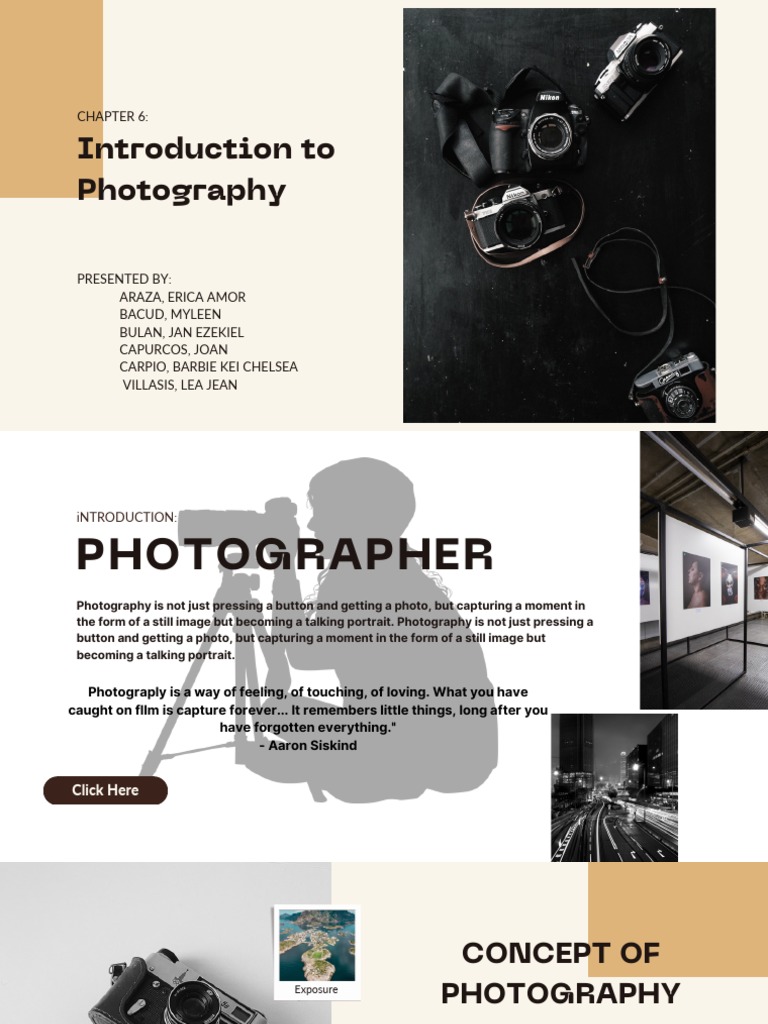 Introduction to Photography Basics | PDF