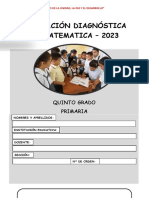 Evaluación Diagnóstica de Matematica