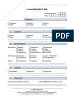 Formato de Examen Mental PDF