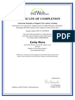 Emily Mora 21st Century Strategies Certificate