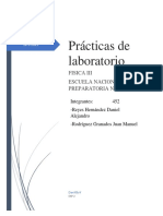 Prácticas de laboratorio de Física III sobre electroscopio, generador Van de Graaff y leyes de Coulomb, Ohm y Faraday