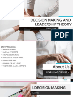 Decision Making and Leadership Theory