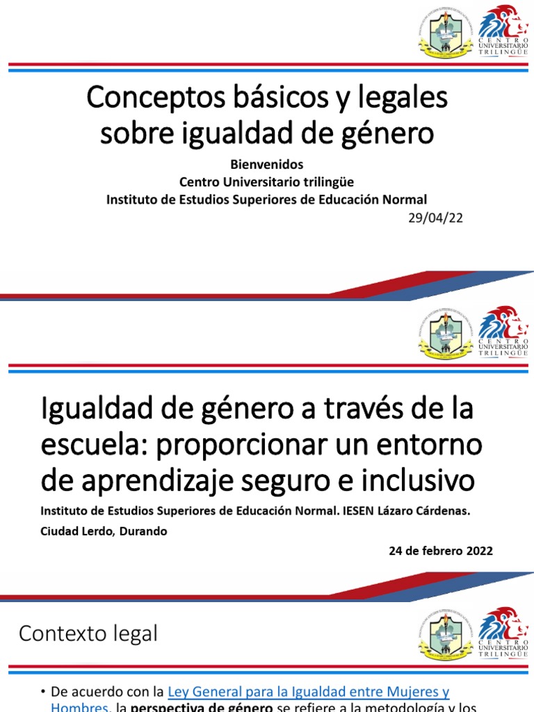 Equidad de Genero PDF | PDF | Discriminación | Estudios de género