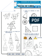 Examen de 3 Años 05-05-2023