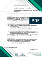 Comunicado - Ow 001 23 PDF