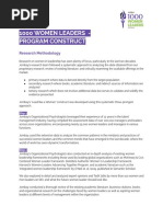 1000 Women Leaders Program Overview | PDF | Leadership | Mindset